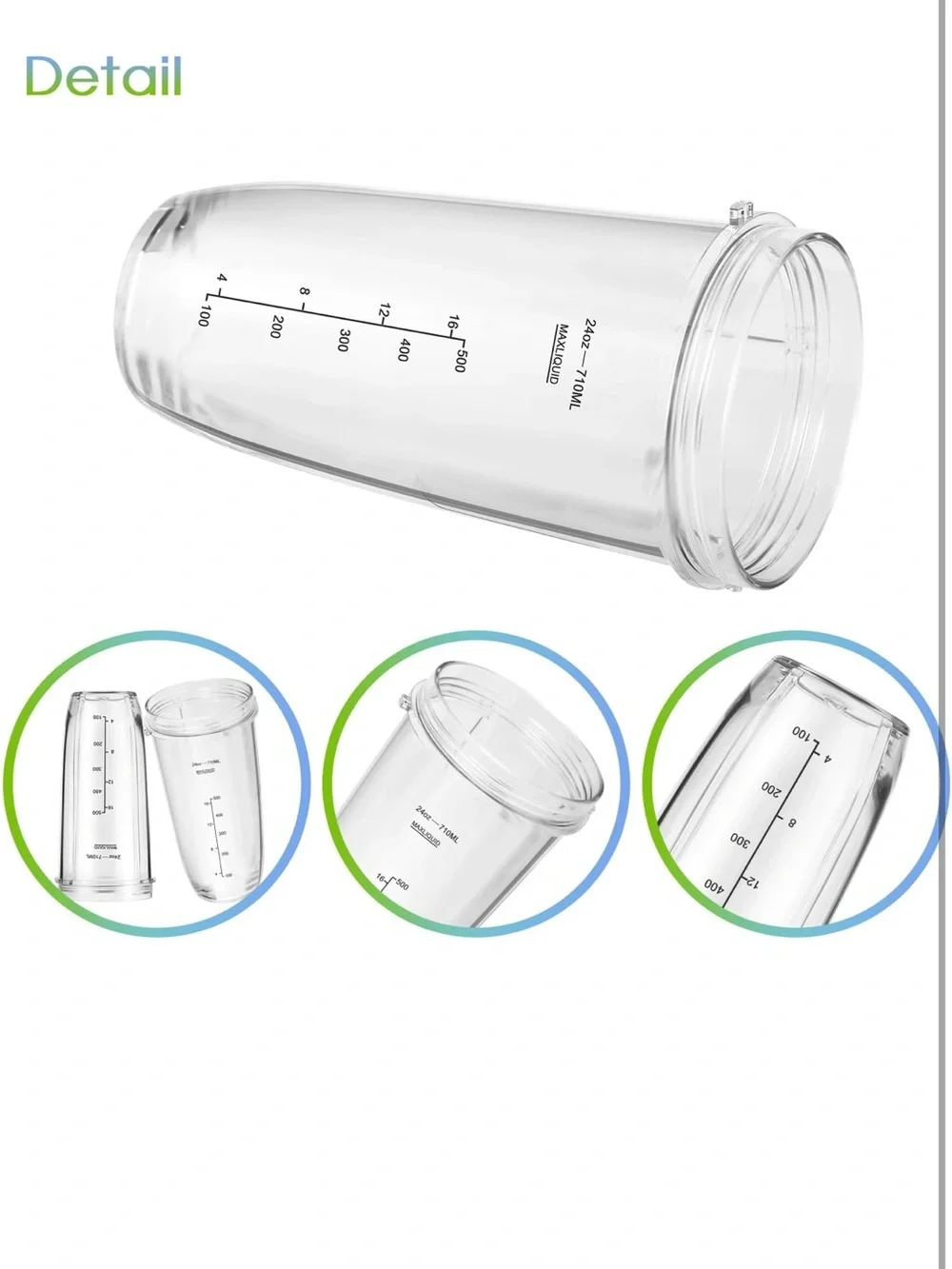 MEET JUICE Blender Replacement Parts Compatible with Ninja Auto-iQ Blenders